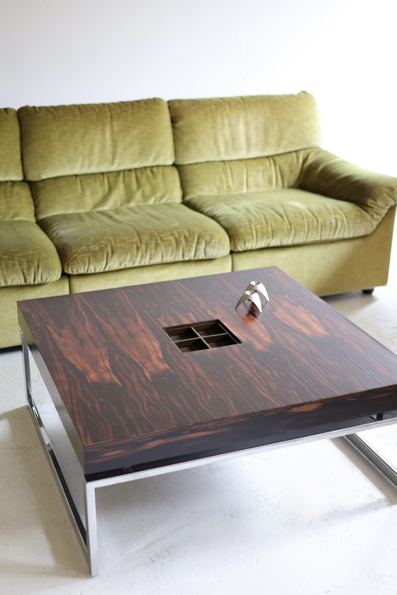 Image 1 of Modulaire Laauser bank, groen velours jaren 70