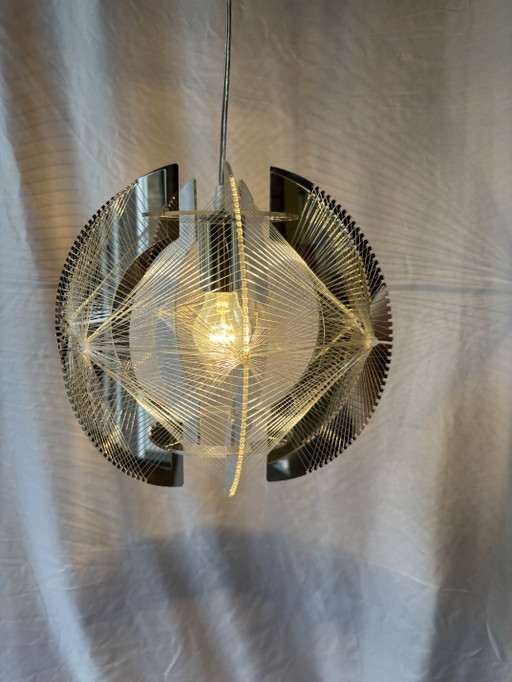 Vintage Design Pendelleuchte Paul Secon Space Age New Old Stock!