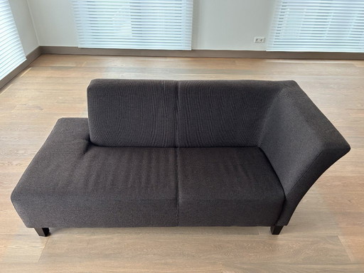 Chaise longue, Montel, modèle Event, brun chocolat