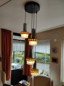 Vintage hanglamp '70 Massive Cascade