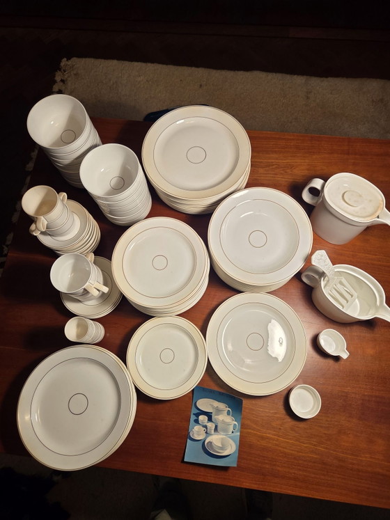 Vaisselle en porcelaine Gustavsberg 101 pièces vintage, Blanc (photo 3 sur 7)