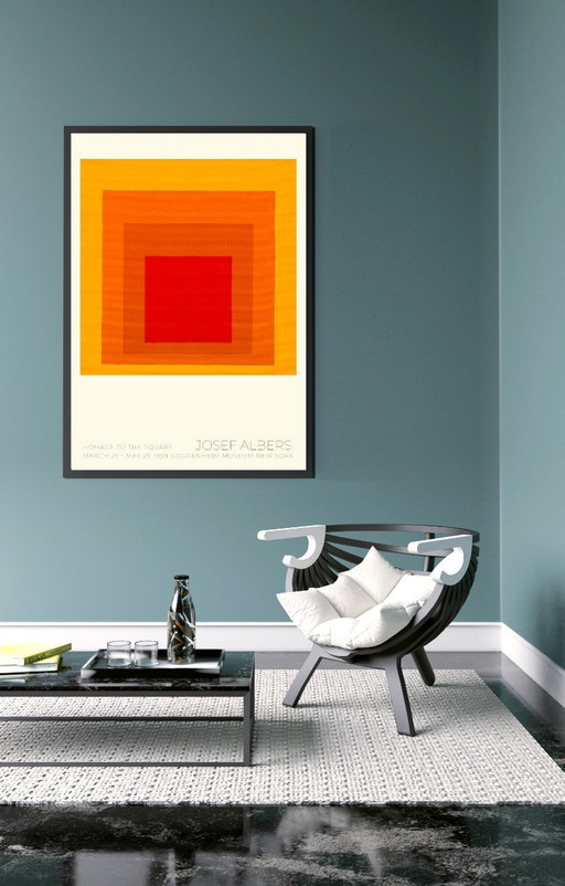 Josef Albers - Museum New York 1998 - Affiche 70x100 cm