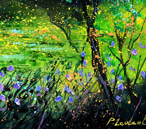 Magische vijver in een bos – Schilderijen & Tekeningen, Canvas (photo 4 of 5)