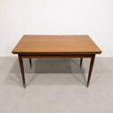 Table de salle à manger extensible vintage des années 1960