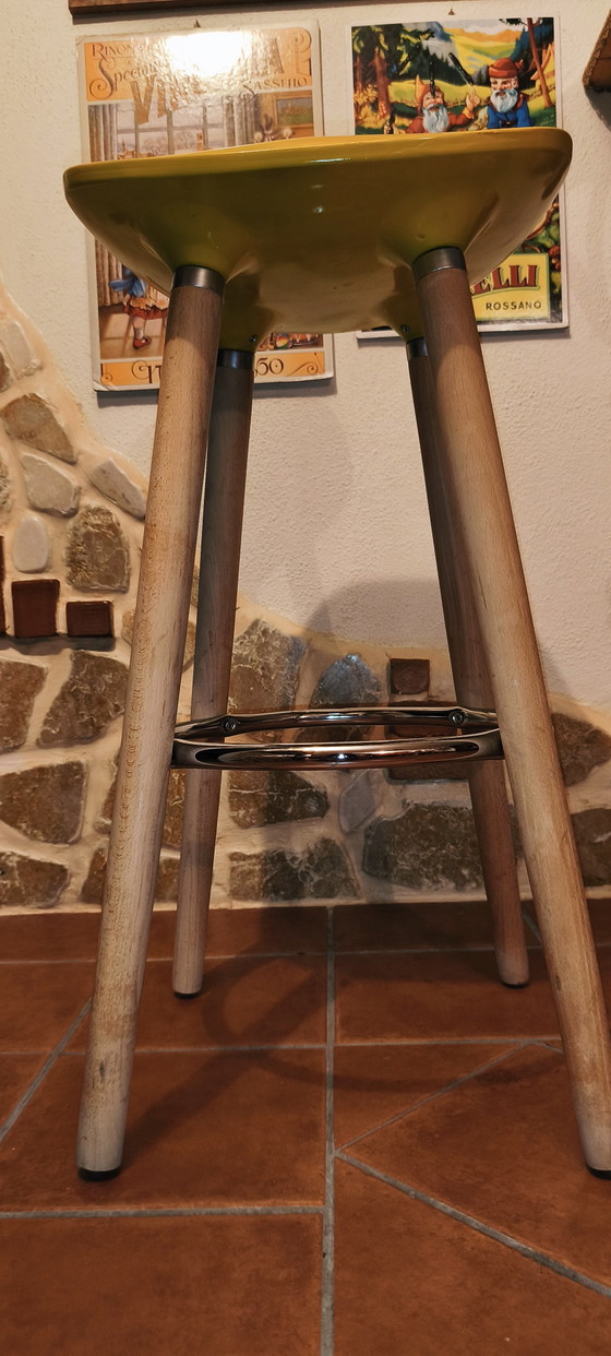 Tabouret de bar scandinave sur mesure, modèle « Gilda » – Tabourets de bar, Metal, Plastic (photo 4 of 6)