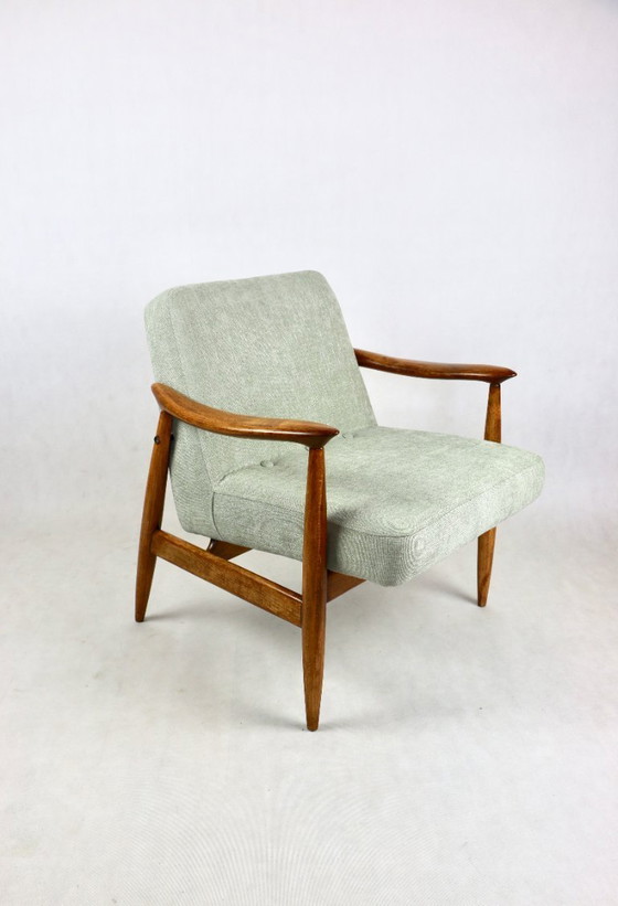 Image 1 of Fauteuil vintage GFM 300-202 vert, par J. Kedziorek, années 1970