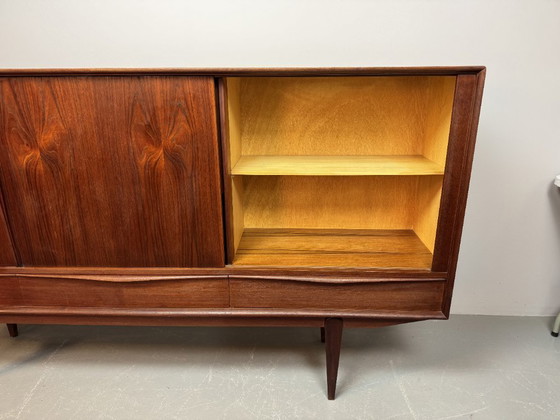 Image 1 of Skandinavisches Mid-Century-Design-Highboard, zugeschrieben E.W. Bach für Sejling Skabe, Dänemark, 1960er Jahre