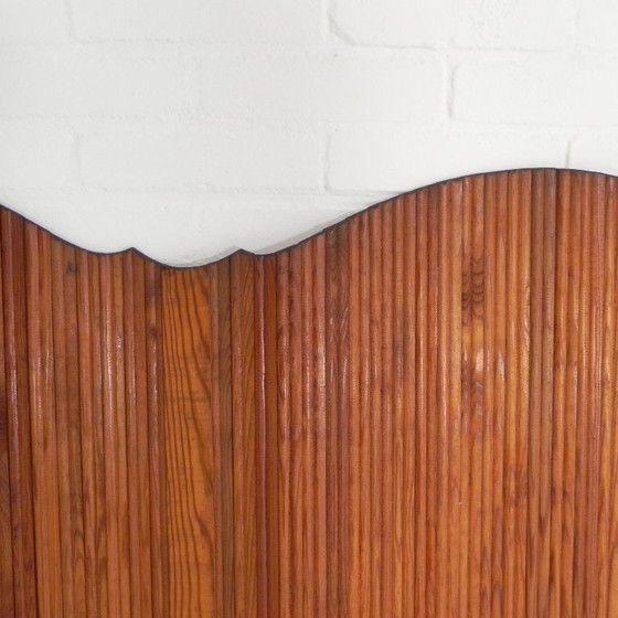 Image 1 of Separador de ambientes S.N.S.A. con listones de pino estilo Baumann, década de 1950.