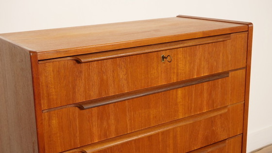 Image 1 of Vintage ladekast | 6 lades | Deens design | 101 cm