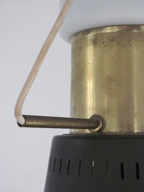 Stilnovo Pendant lamp 1950. Exclusive., Metal, Black (photo 3 of 16)