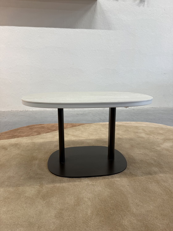 Image 1 of Tavolino da caffè Leolux Toveri in ceramica Strata Argentum