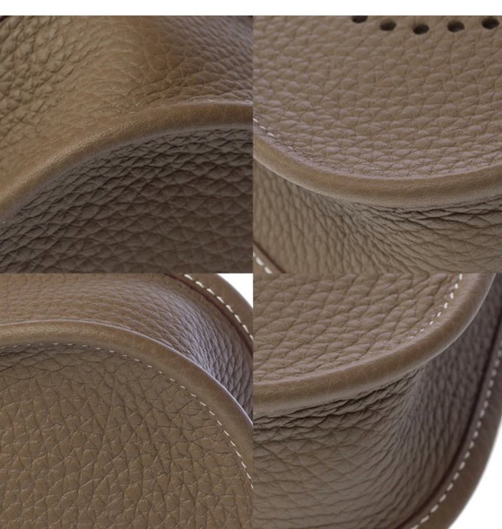 Image 1 of Sac HERMES Mini Evelyne en Cuir Étoupe - 103241