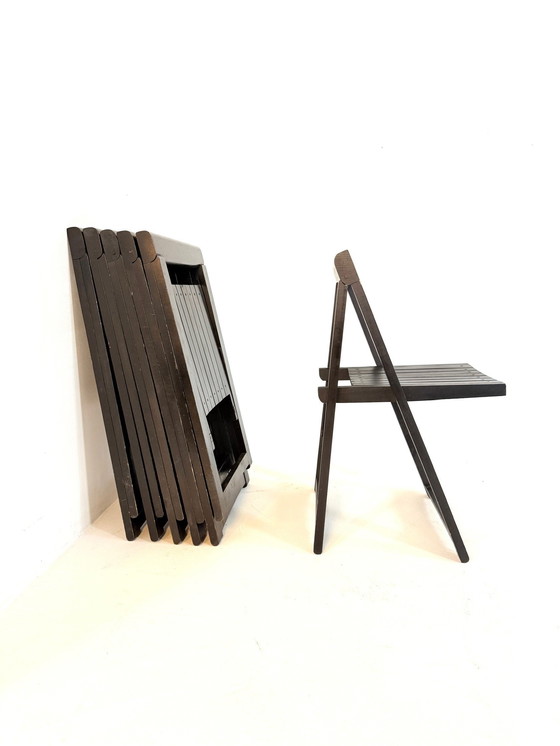 Image 1 of 6x design klapstoel ‘Trieste’, Aldo Jacober