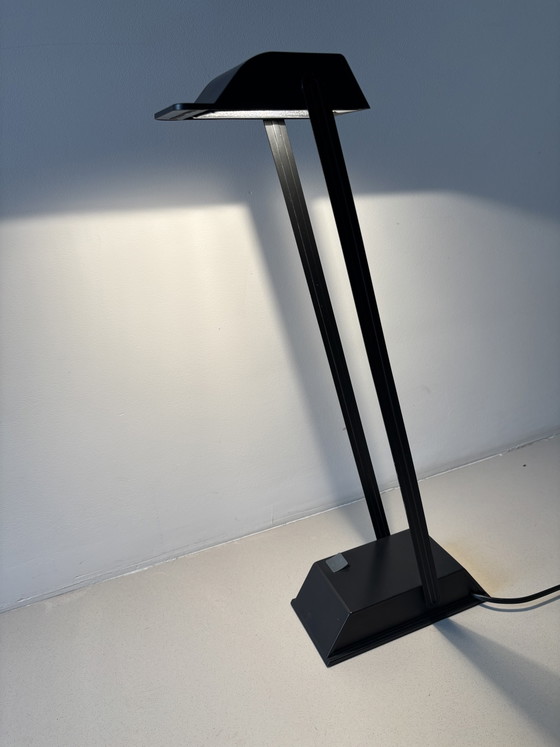 Vintage Postmodern Table Lamp 'Halostar' By Osram, Germany 1980s – Metal, Plastic (photo 2 of 12)