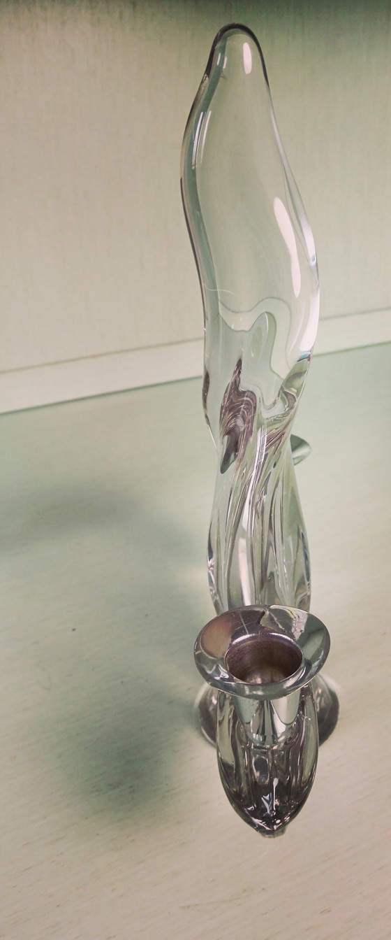 Image 1 of Candeliere in cristallo Art Vannes France anni 50 - 60