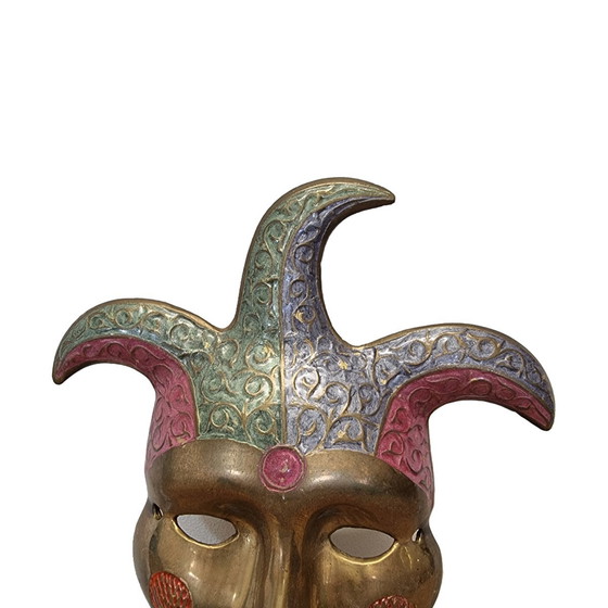 Image 1 of Vintage Brass Carnival Masque