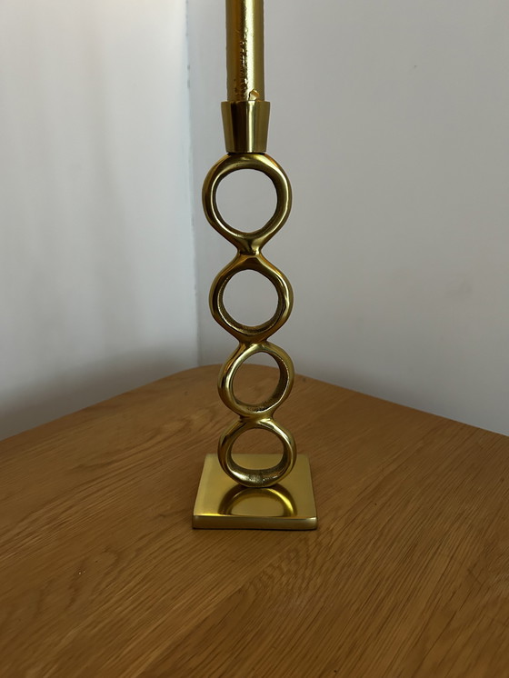 Image 1 of Portacandele Richmond Caby – oro – 26 cm – design di lusso