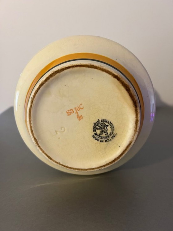 Image 1 of Société Céramique - Vase with Art Deco decoration