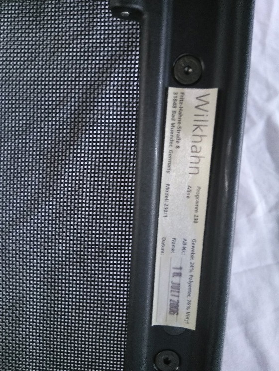 Image 1 of Wilkhahn Aline chairs