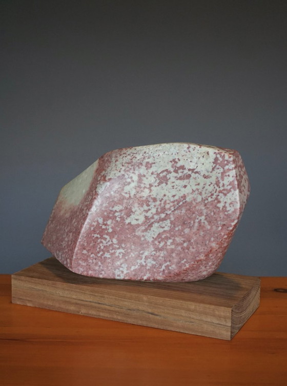 Image 1 of Abstract Stone Sculpture in the style of Barbara Hepworth. 1970s