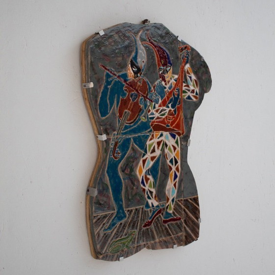 Image 1 of Italian Ceramic Wall Art by Matteo Limongelli, 1960s