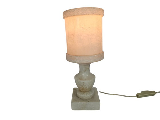 Image 1 of Pegasan - Alabaster - natural stone - table lamp - Spain - 1970