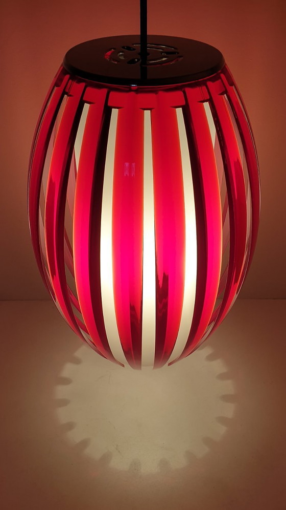 Image 1 of 2 x Herstal Pulz Tentakel XL Pendelleuchten rot