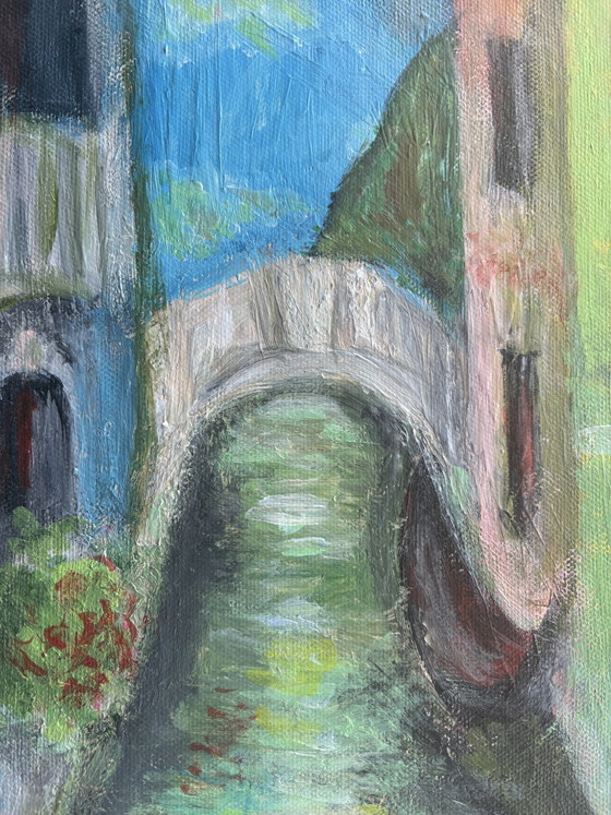 Dipinto Acrilico Paesaggio Veneziano – Dipinti e disegni, Canvas (photo 3 of 7)