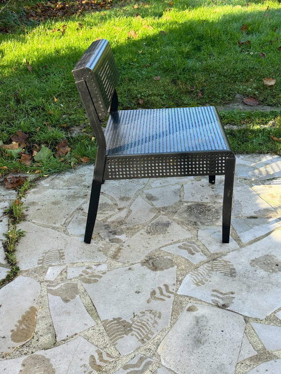 Image 1 of IKEA VINTAGE METALEN FAUTEUIL