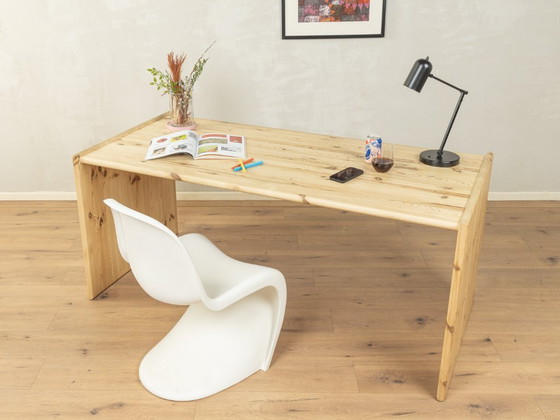 Image 1 of Solid wood desk from the 1980s