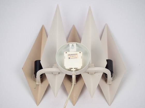 Image 1 of Paire d'appliques vintage danoises Diamant par Holm Sorensen, 1960s