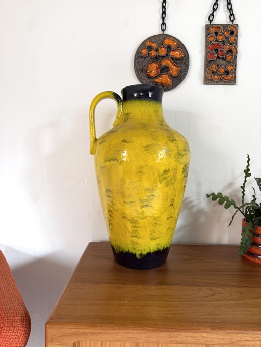 Vintage XL Ceramic Vase, West Germany ‘70 – Scheurich W-Germany, vazen