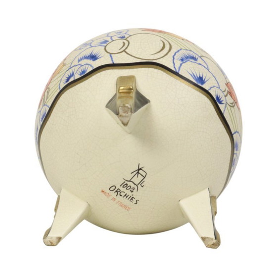 Image 1 of Rare Art Deco Vase Fish Orchids