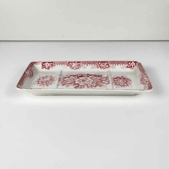 Image 1 of Portasapone modello "Jardinière", St Amand - Hamage Nord, rosa, inizio XX secolo.