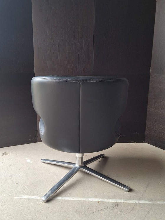 Vitra Petit Repos Schwarz/Braun Leder von Antonio Citterio – Sessel, Leather (photo 8 of 9)