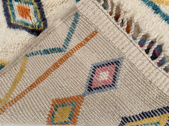 Tappeto berbero Azilal Atlas tradizionale tessuto a mano, misura 150/250 cm – Aime Té, Tappeti, Lana (photo 7 of 10)