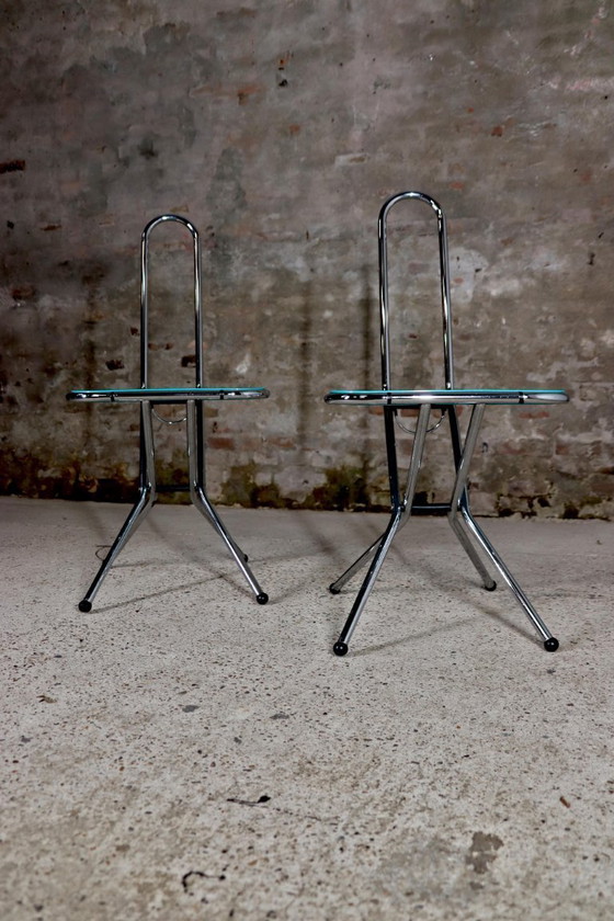 Image 1 of 2x Sedia pieghevole IKEA Isak - Niels Gammelgaard - 1989