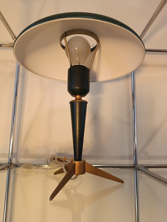 Lampe Vintage Louis Kalff Bijoux – Philips, Metal (photo 7 of 15)