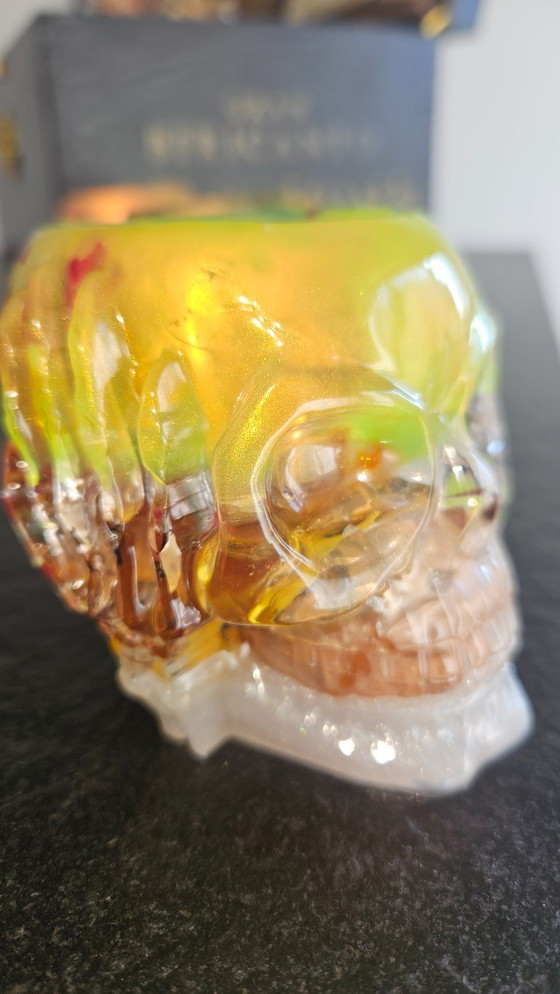 Image 1 of Artequi "Memento Mori" Teschio – Arte fusa a mano e portacandele