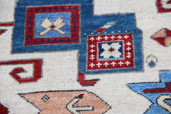 Image 1 of Origineel handgeknoopt Ziegler Kazak tapijt, 200 x 154 cm. Nieuw en in uitstekende staat.