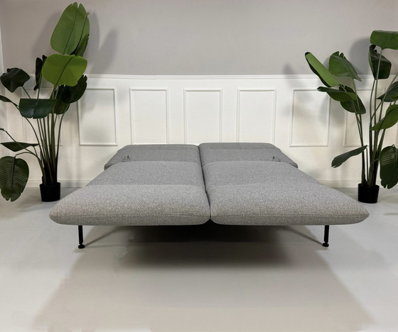 Image 1 of Brühl Roro designer gray fabric sofa bed exhibition piece