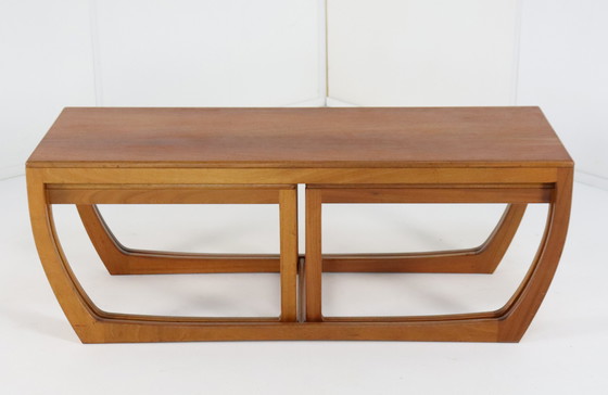 Image 1 of Beithcraft Coffee Table With 2 Nesting Tables 'Ratho' Vintage