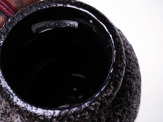 Image 1 of Ceramic vase Fat Lava, German design, 1960s, made in West Germany