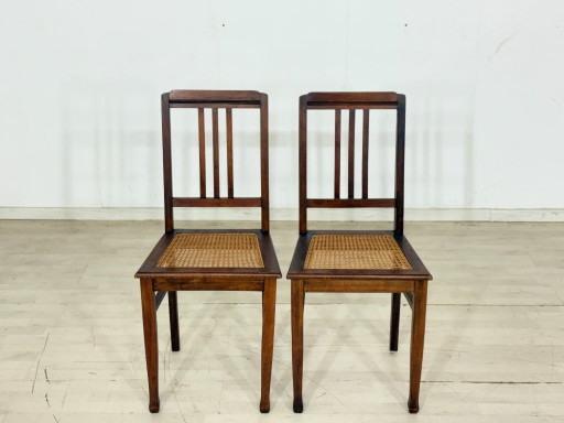 2x Chaises Gründerzeit / Chaises de salle à manger / Chaises de salon – Gründerzeit / Antique