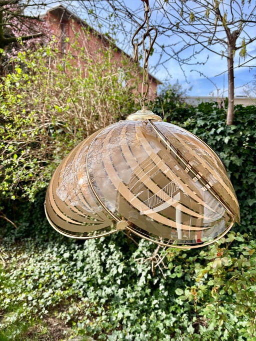 Plafonnier massif style Hollywood Regency