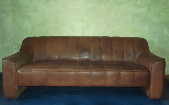 Image 1 of De Sede Büffelleder 3-Sitzer Sofa, Schweiz 1970er Jahre