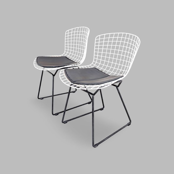 Image 1 of 2er Set Original Harry Bertoia Stühle Knoll Intenational 1970er