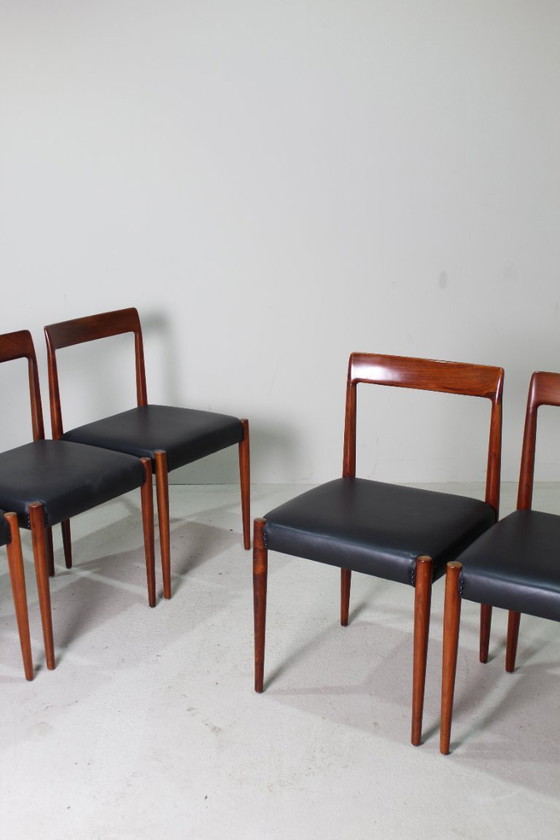 Image 1 of 6x sedie da pranzo vintage di design Lubke