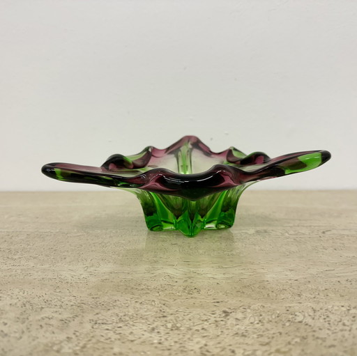 Murano Glass Bowl , 1970S