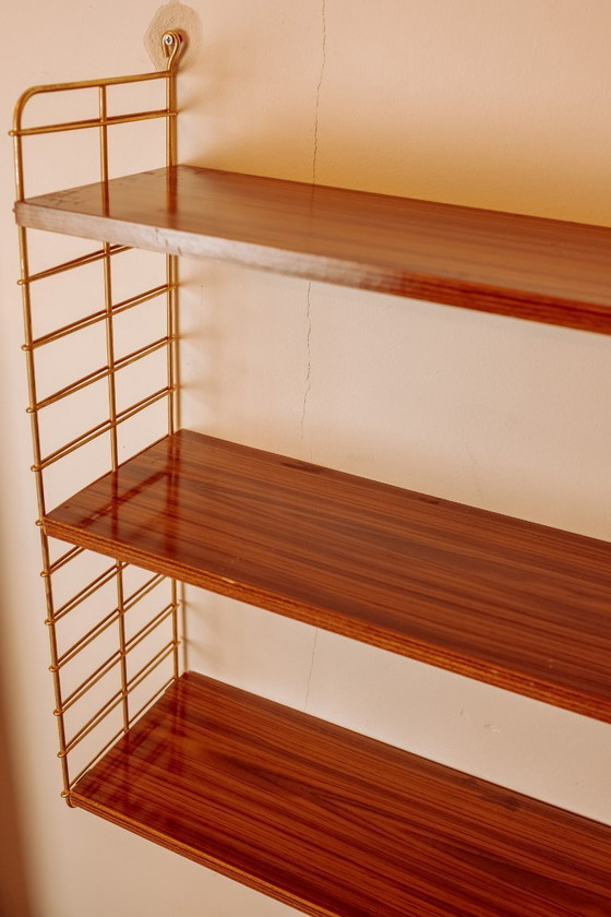 Image 1 of Étagère murale vintage à 3 niveaux